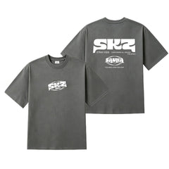 SKZ SAUNA Printed Short-sleeved T-shirt