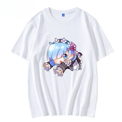 Rem Anime Short-sleeved T-shirt