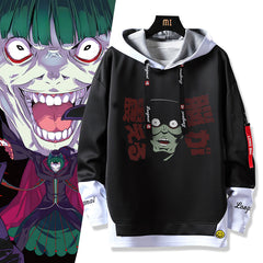 Men's and Women's Anime Letter Print Hoodie