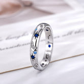 Niche Starry Sky Stars Ring