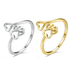 Cute Cat Claw Open Ring