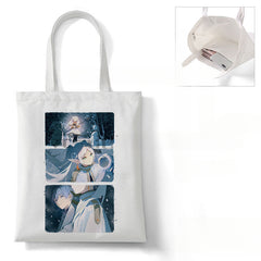 Anime Canvas Shoulder Tote Bag