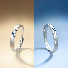 Sun and Moon Couple Ring