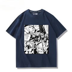 VTuber Pattern Print Cos Short-sleeved T-shirt