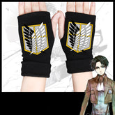 Trendy Anime Half Finger Gloves