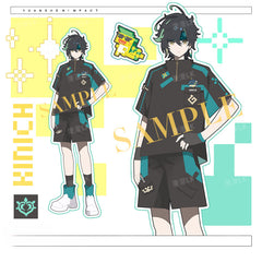 Trendy Game Kinich Cos T-Shirt Shorts Set