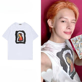 JAMES Same Portrait Print Short-sleeved T-shirt