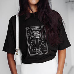Seventeen Lightstick Tarot Unisex Cotton Tee