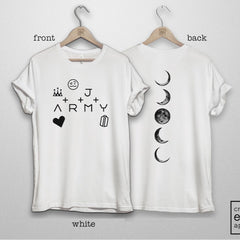 Kpop Army Tattoo Printed T-shirt