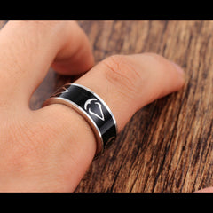 Men's Retro Game Titanium Steel Ring
