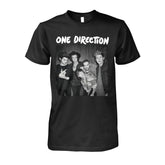 Unisex 1D Characters Black Shirt