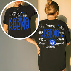 SKZ Karma Tracklist Printed Tee