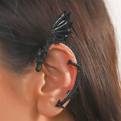 The Whispering Dragon Handcrafted Ear Cuff