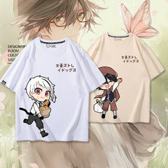 Versatile Dazai Anime Short Sleeve Summer T-Shirt