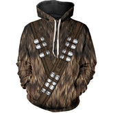 Unisex Chewbacca 3d Print Cosplay Pullover Hoodie