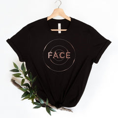 Trendy Girls' Set Me Free Face Print T-shirt