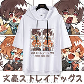 Anime Cos Hooded Short-sleeved T-shirt