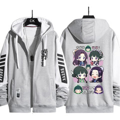 Unisex Anime Printed Thin Cardigan Jacket