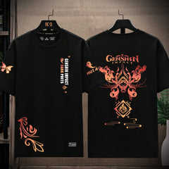 Unisex Game Pattern Cotton T-Shirt