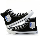 Unisex Anime Printed Canvas Shoes