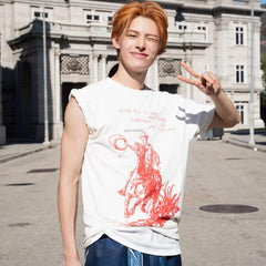 JAMES Same Style Cotton Short-sleeved T-shirt