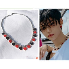 FELIX Peach Heart Pendant Necklace