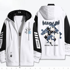 Men's and Women's Anime Hooded Thin Jacket