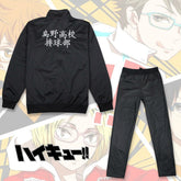 Unisex Karasuno High Coat Pants Cosplay Uniform