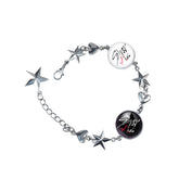 Versatile SKZ Pendant Zinc Alloy Bracelet