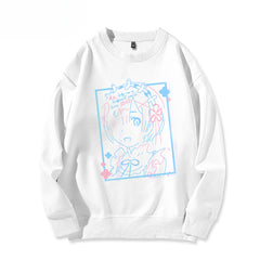 Unisex Anime Graphic Crew Neck Sweatshirt