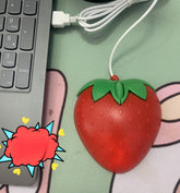 Cute Strawberry Wireless Bluetooth Mouse