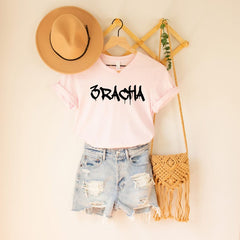 Women's Kpop Letter Printed T-shirt