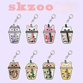 Kpop Bubble Tea Keychain Pendant
