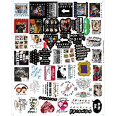 50 Friends Graffiti Luggage Stickers