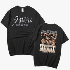 Unisex Kpop Graphic Short Sleeve T-Shirt