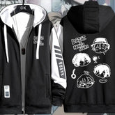 Casual Anime Zipper Hooded Jacket