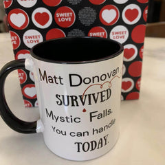 Matt Donovan Survived Mug