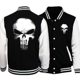 Trendy Men's Comic Print Casual Baseball Jacket
