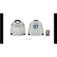 Trendy Kpop Digital Print V-neck Jersey Shirt