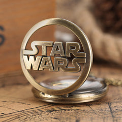 Vintage Hollow Pocket Watch Necklace