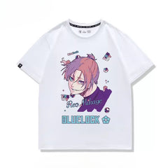 Unisex Anime Printed Short Sleeve T-Shirt