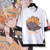 Unisex Cute Anime Printed Short-sleeved T-shirt