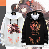 Unisex Game Hutao Graphic Loose Hoodie