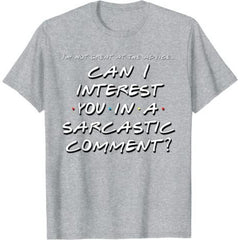 Unisex Sarcastic Letter Printed Loose T-shirt