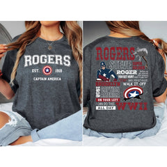 Rogers Captain America Short Sleeve T-Shirt