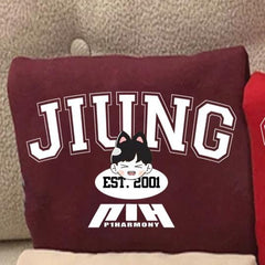 Cute P1H Duh! Print Crewneck Sweatshirt