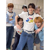 SHINYU DOHOON Cartoon Short-sleeved T-shirt