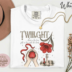 Retro Twilight So The Lion Fell in Love with The Lamb Tee