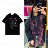 JUHOON Short-sleeved Cotton Printed T-shirt