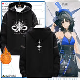 Unisex Game Pattern Loose Thick Hoodie